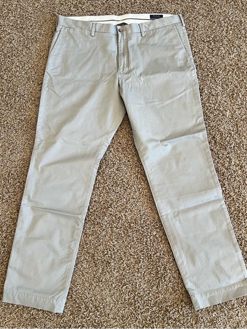 Polo by Ralph Lauren Men's Dress Pants Trio - White, Gray, Brown - Picture 2 of 16